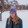 Woodland Beanie - Purple - The Montana Scene