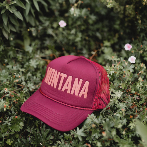 Montana Foam Trucker - Maroon