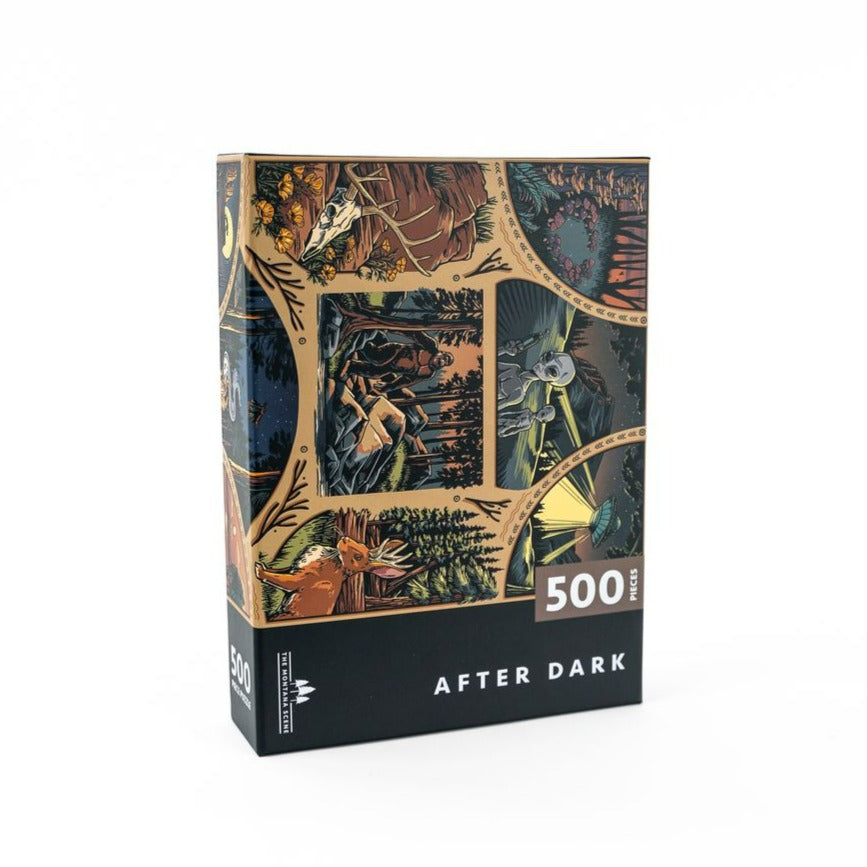After Dark Puzzle - 500 Piece Puzzle - The Montana Scene
