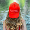Montana Foam Trucker - Hunter Orange - The Montana Scene