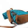 Adventure Backpack - Spring Floral Teal - The Montana Scene