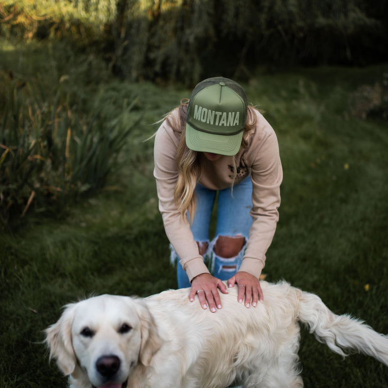Montana Foam Trucker - Olive