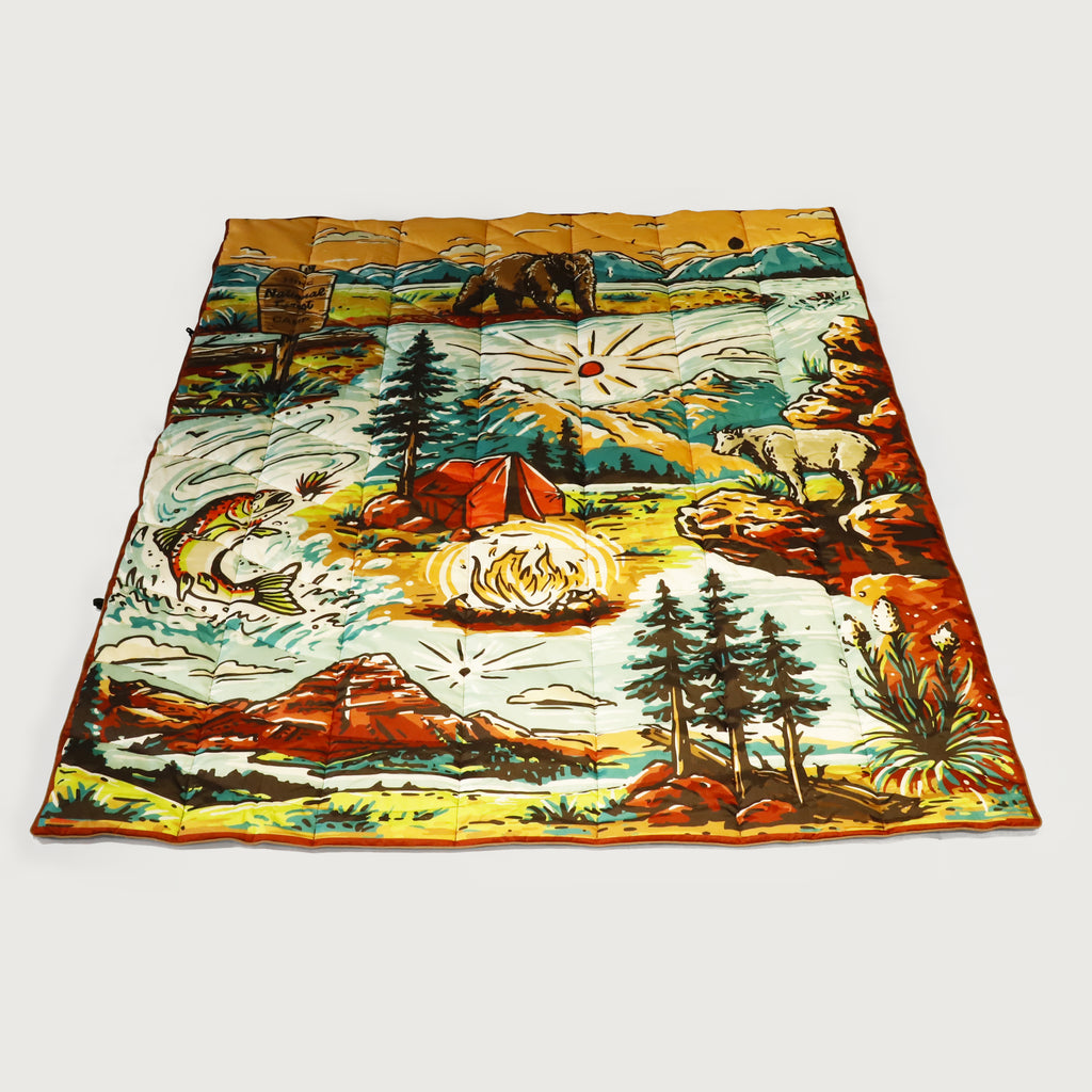 National Forest Outdoor Blanket - The Montana Scene