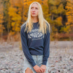 Frickin Freezin Unisex Long Sleeve - Navy 