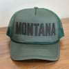 Montana Foam Trucker - Military Green - The Montana Scene