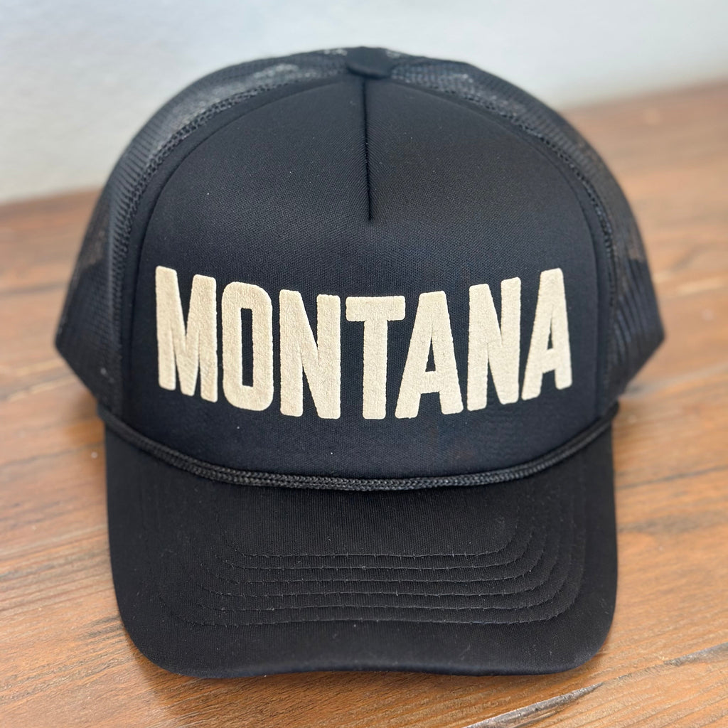 Montana Foam Trucker - Black - The Montana Scene
