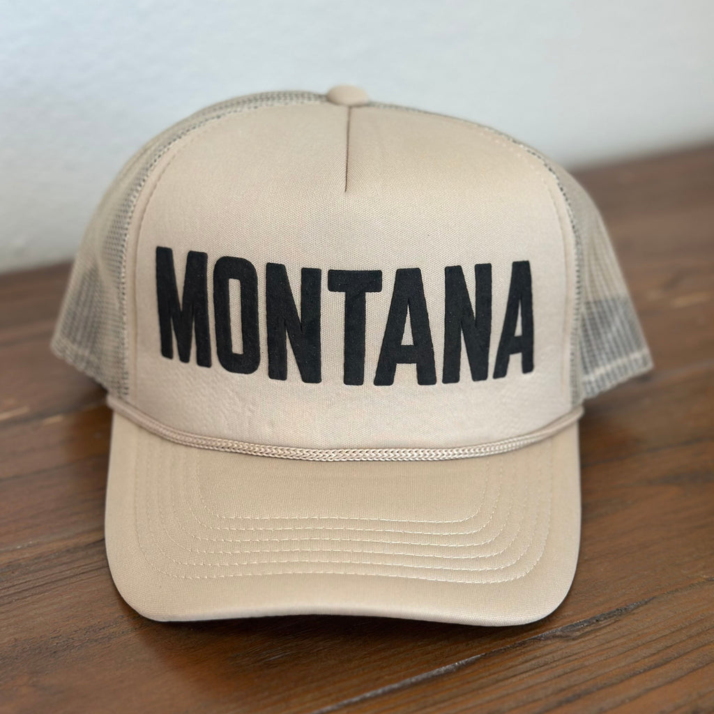 Montana Foam Trucker - Cream - The Montana Scene