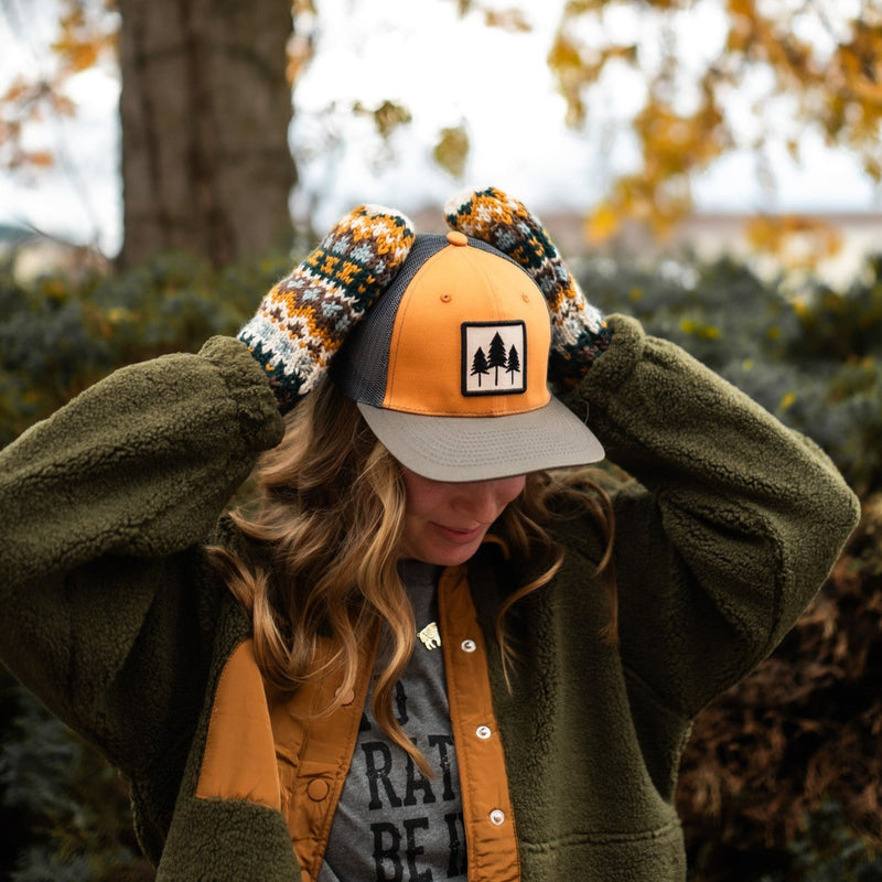 Three Tree Tri Tone Trucker-  Camel