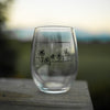 Montana Wildflower Stemless Wine Glass - The Montana Scene