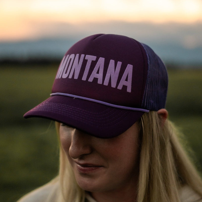 Montana Foam Trucker - Dark Purple - The Montana Scene