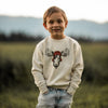 Eh Moose Toddler Fleece - Heather Natural - The Montana Scene