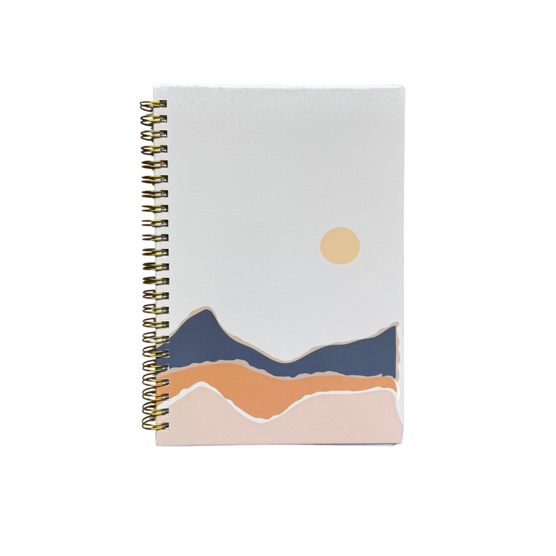 Mountain Sun Notebook - Taupe- Discontinued