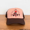 The Hell I Won't Foam Trucker - Brown/Peach - The Montana Scene