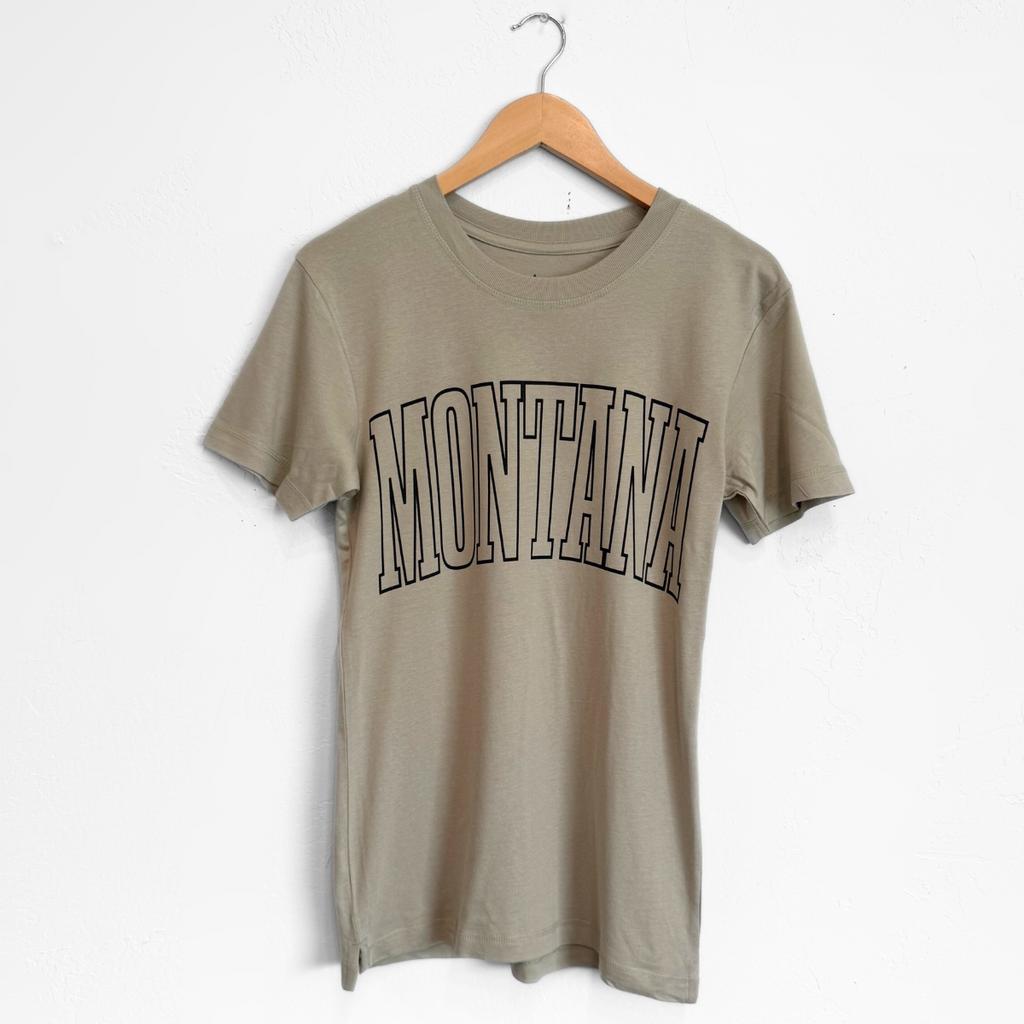 Montana Unisex Tee - Hazel Bamboo - The Montana Scene
