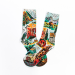 Western Wonders Unisex Socks - The Montana Scene