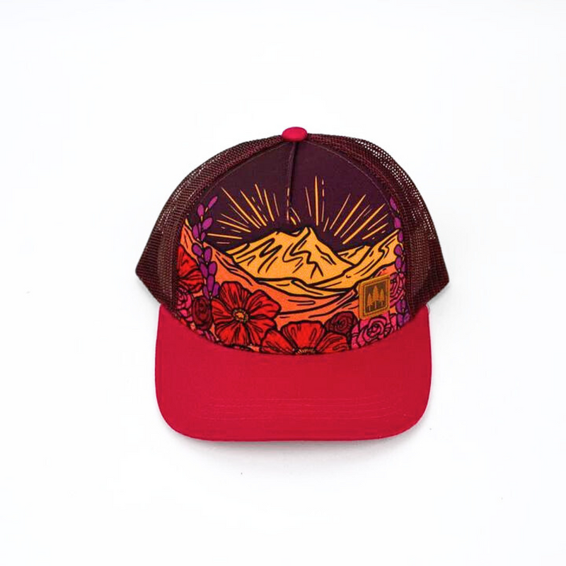 Floral Mountain Kids Trucker - The Montana Scene