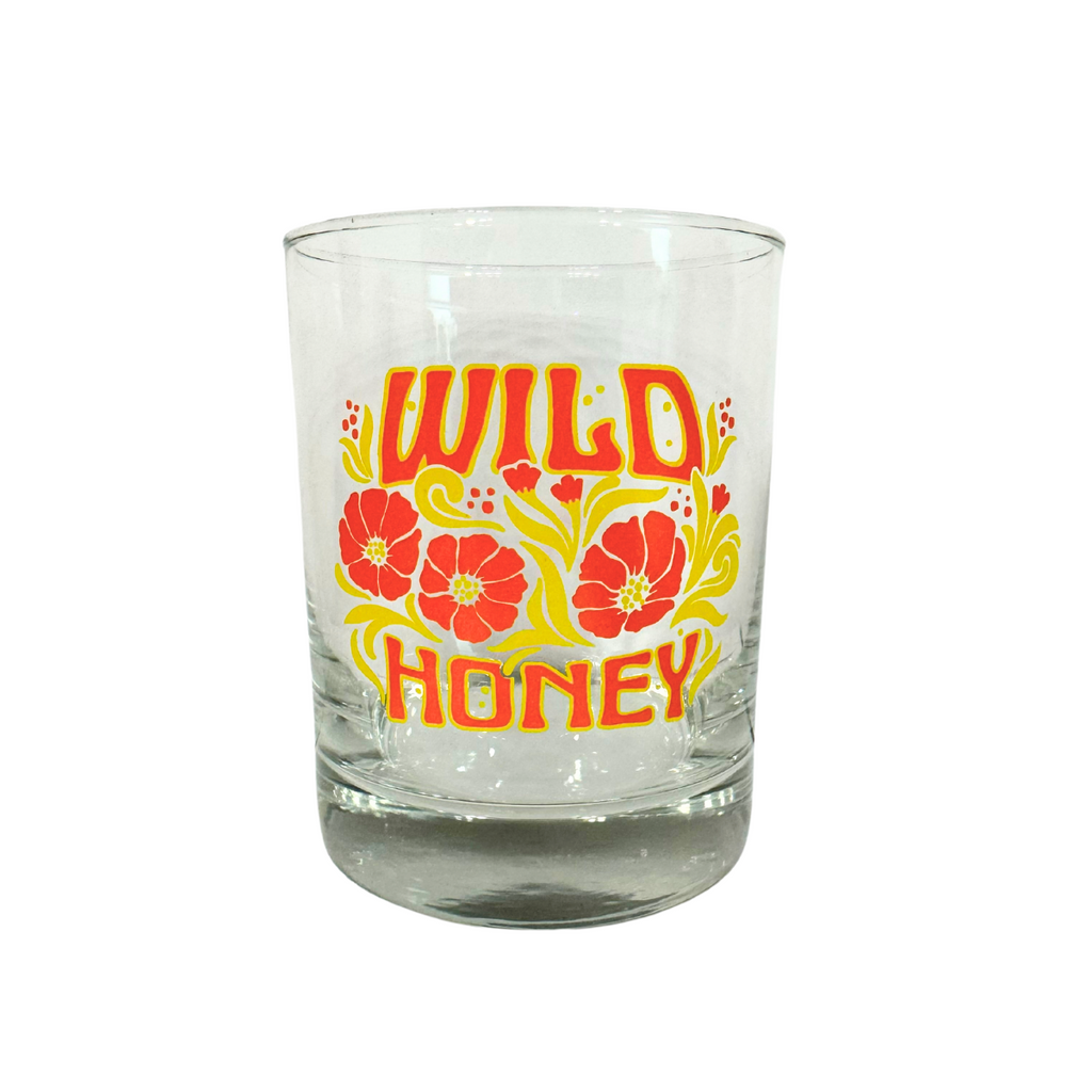 Wild Honey Rocks Glass- Discontinued - The Montana Scene