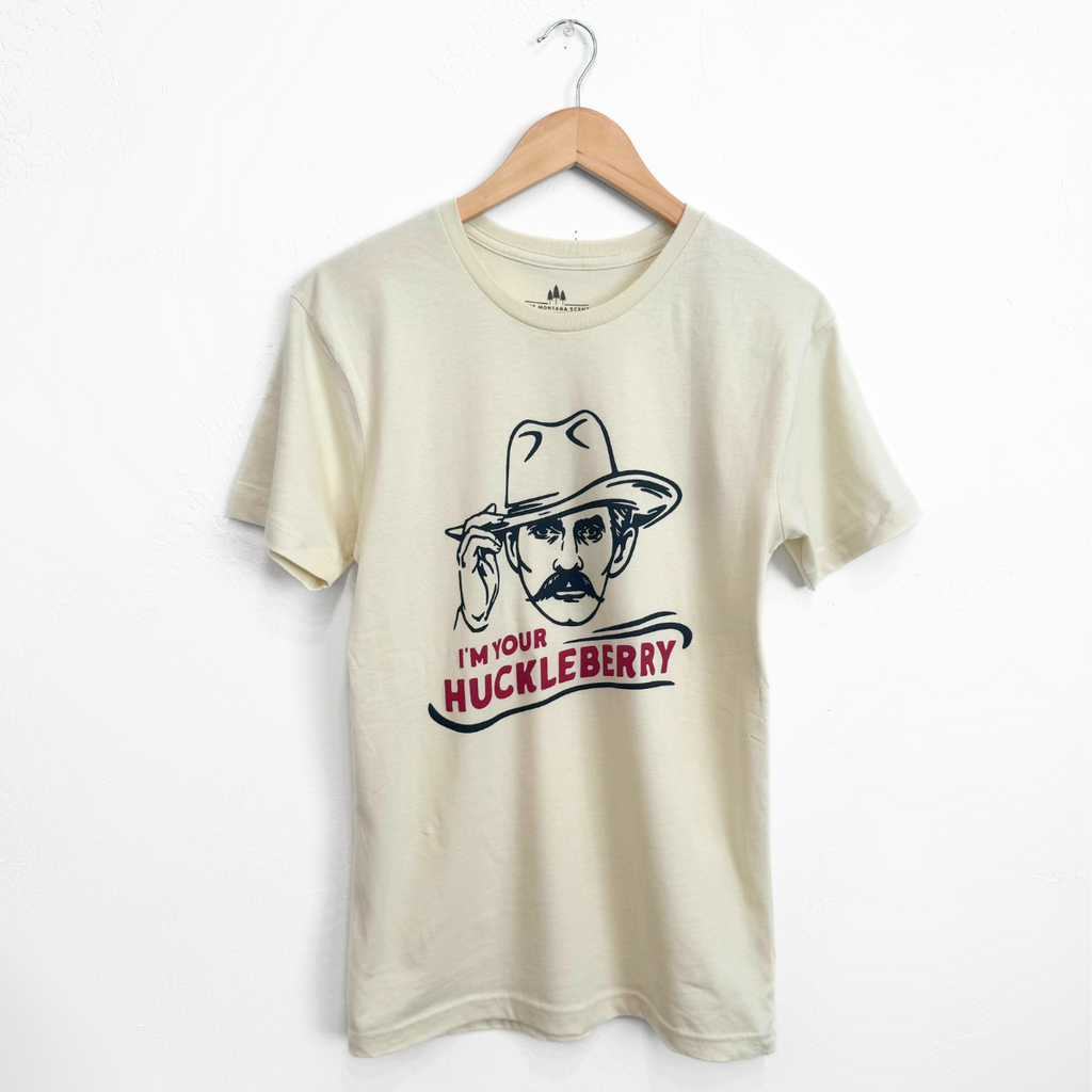 I'm Your Huckleberry Unisex Tee - Natural - The Montana Scene