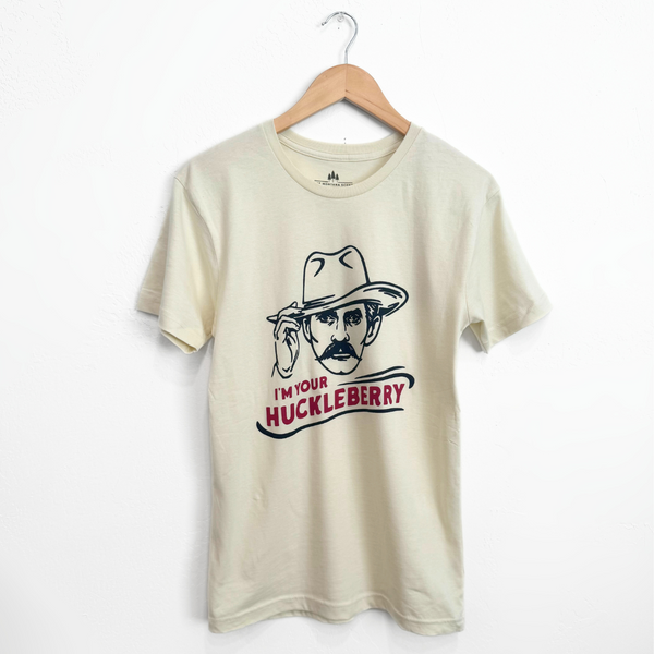 I'm Your Huckleberry Unisex Tee - Natural - The Montana Scene