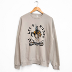Let's Rodeo Unisex Pullover - Heather Dust