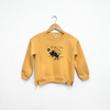 Not Tame Bison Toddler Fleece - Mustard - The Montana Scene