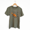 Not Tame Bison Unisex Tee - Vintage Military Green - The Montana Scene