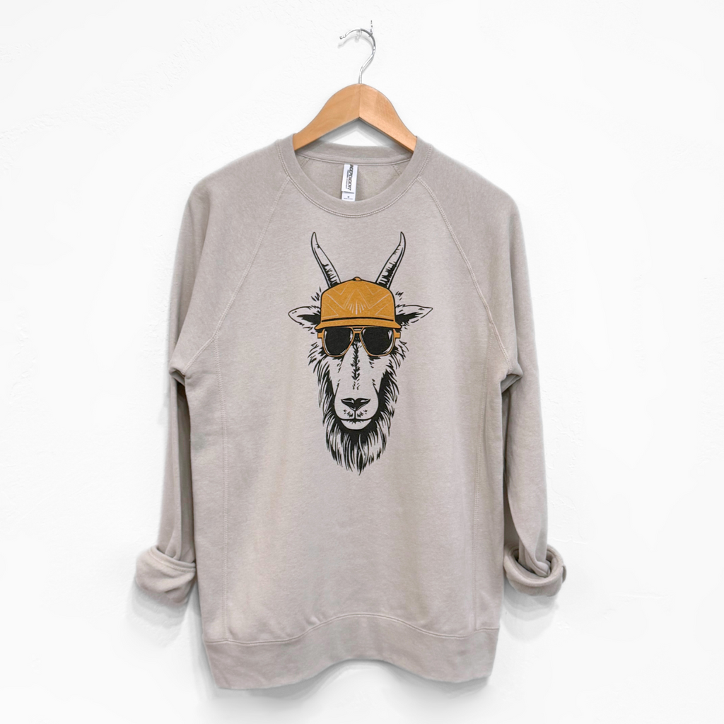 Oi Billy Unisex Pullover - Stone Heather - The Montana Scene