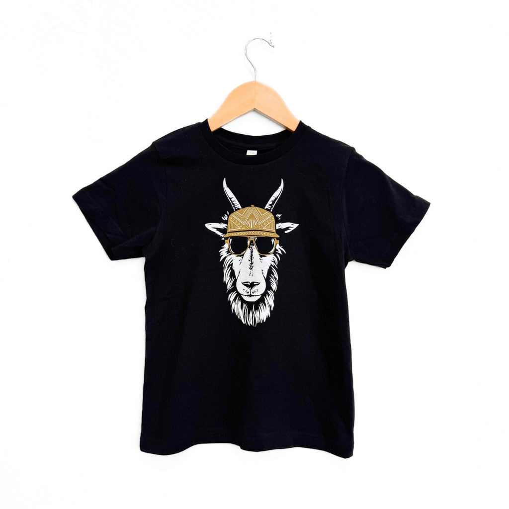 Oi Billy Kids Tee - Black - The Montana Scene