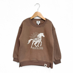 Wild & Free Toddler Pullover - Brown - Discontinued