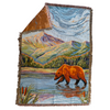 Wild Reflection Knit Blanket - The Montana Scene