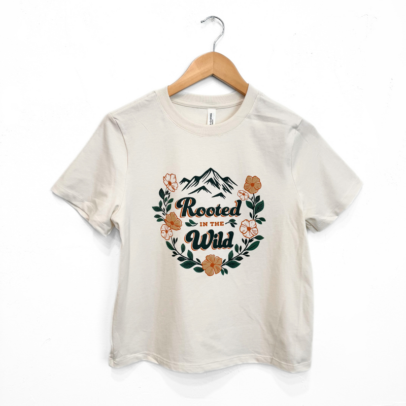 Rooted in the Wild Ladies Tee - Vintage White