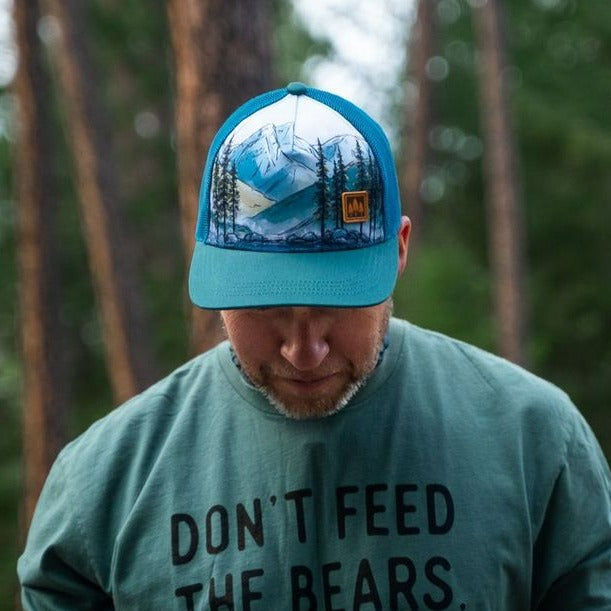 Misty Mountains Unisex Truckers - The Montana Scene