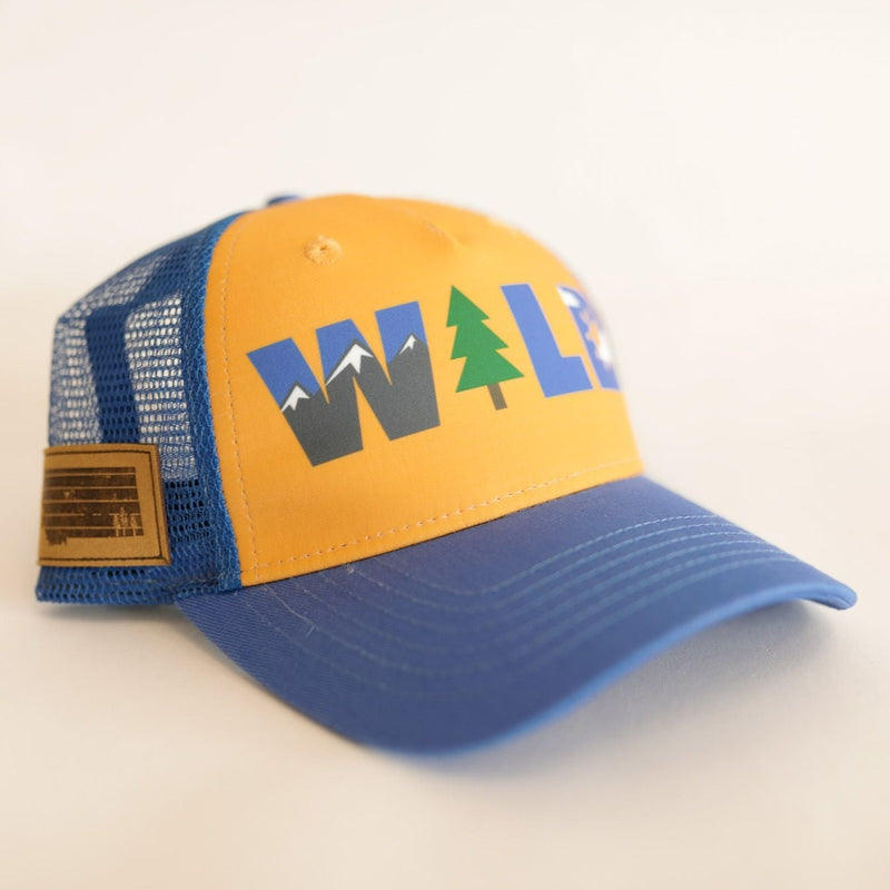 Wild Child Kids Trucker - Blue/Tangerine