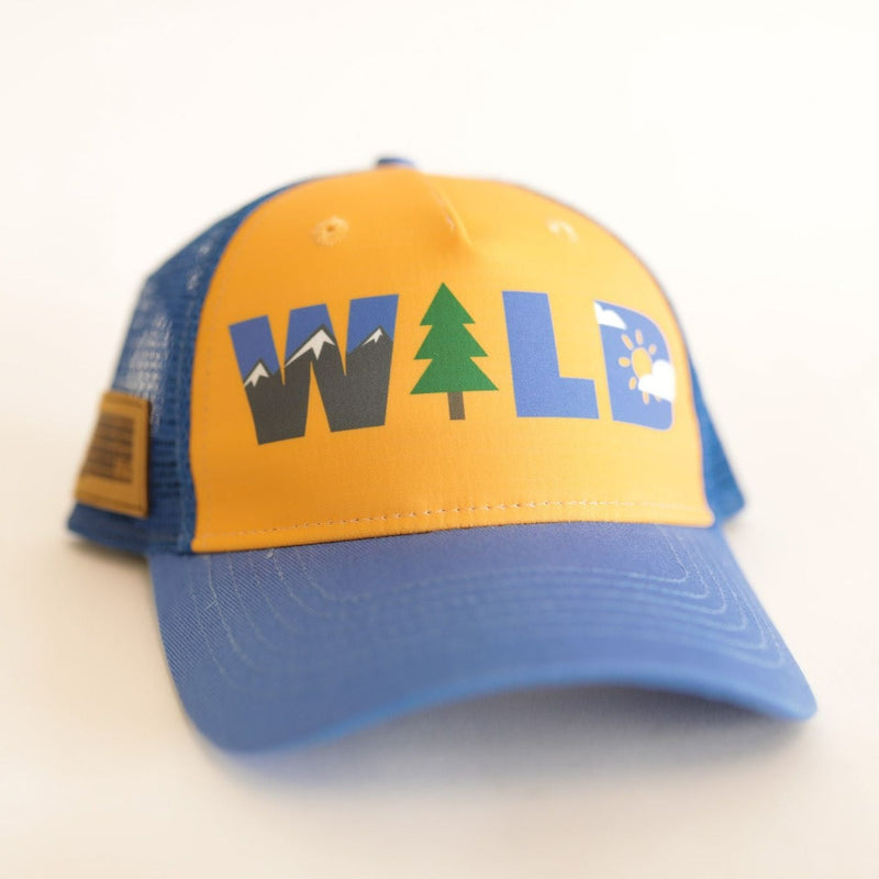 Wild Child Kids Trucker - Blue/Tangerine
