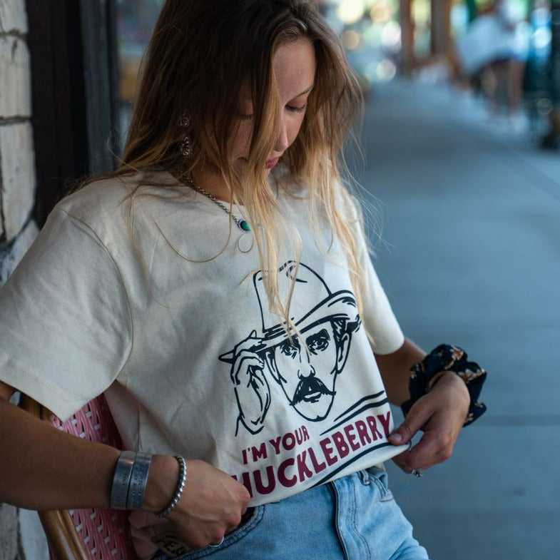 I'm Your Huckleberry Unisex Tee - Natural - The Montana Scene