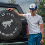Not Tame Bison Trucker - Navy/White