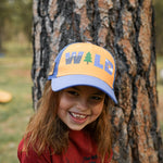 Wild Child Kids Trucker - Blue/Tangerine
