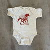 Wild & Free Onesie - Natural Heather - The Montana Scene