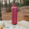 Montana Water Bottle - Maroon - The Montana Scene