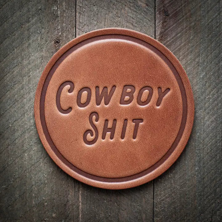 Montana Leather Coaster