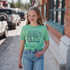 Montana Bear Kids Tee - Green - The Montana Scene