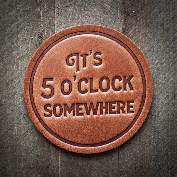 Montana Leather Coaster