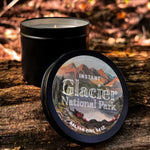 Instant Glacier National Park Scented Candle Tin - Pine Sage - The Montana Scene