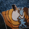 Mountain Sunset Knit Blanket - The Montana Scene