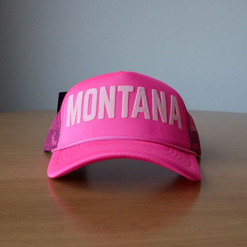 Montana Foam Kids Trucker - Hot Pink