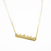 Tree Line Necklace - Gold