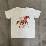 Wild & Free Toddler Tee - Natural Heather - The Montana Scene