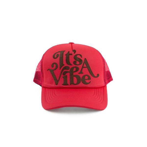 It's A Vibe Foam Trucker - Watermelon - The Montana Scene