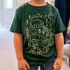 Montana Outdoors Toddler Tee - Forest - The Montana Scene