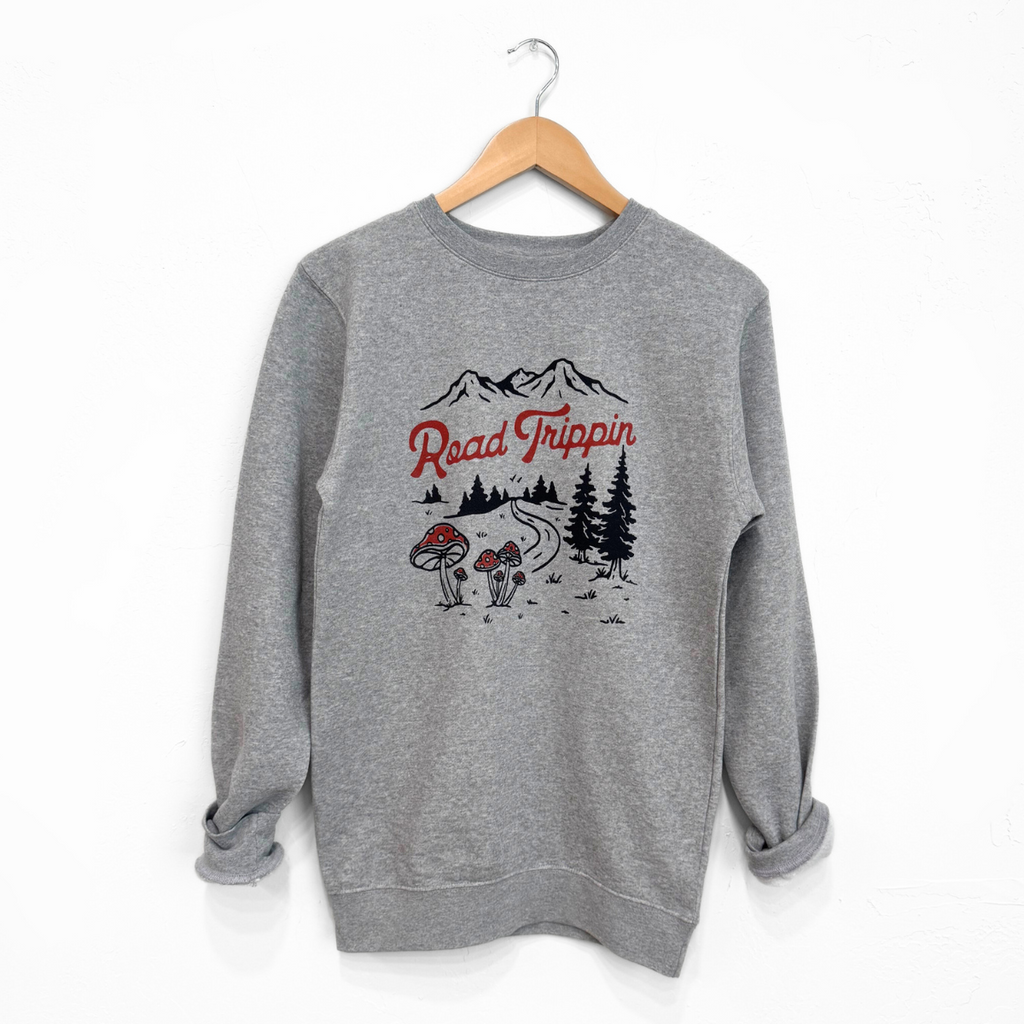 Road Trippin Unisex Pullover - Heather - The Montana Scene